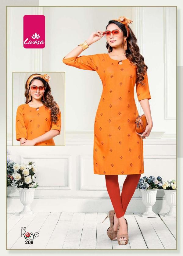 Livasa Rose 2 Casual Wear Printed Kurti Collection